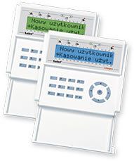 Manipulator LCD do INTEGRA z czytnikiem kart zbliżeniowych (typ I, zielone podśw.) - INT-KLCDR-GR