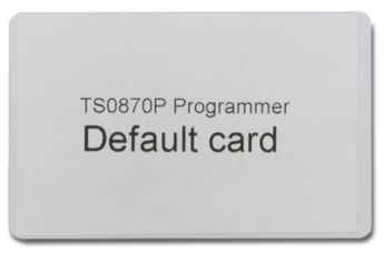 Karta do kasowania ustawień programatora ATS1621 ('default card') ATS1480